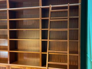 Librerie in mogano, Falegnameria su misura Falegnameria su misura Study/officeCupboards & shelving Wood