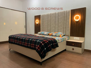 Home interiors / Bedroom furniture , Wood and Screws- furniture studio Wood and Screws- furniture studio 臥室