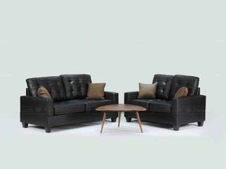 Sofa Màu Đen Top 6 Mẫu Sofa Đang Được Yêu Thích Nhất Hiện Nay, The Gioi Sofa The Gioi Sofa Comedores de estilo escandinavo Piel Gris