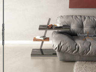 Ferdy coffee table - A’Design Award 2021 winner, Mezzettidesign Mezzettidesign Living roomSide tables & trays Marble Black