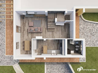 Planimetrie 3D, Rimini Render Rimini Render منزل عائلي صغير