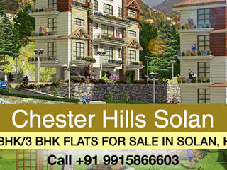 Chester Hills Solan 2 Bhk/3 Bhk Flats for sale, Chester Hills Solan Chester Hills Solan Asian style houses