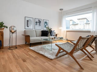 Nordic Simplicity, Cornelia Augustin Home Staging Cornelia Augustin Home Staging Skandynawski salon