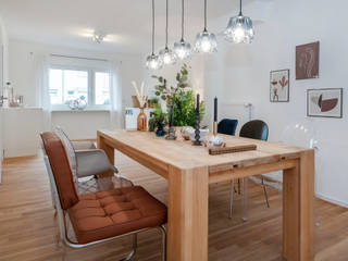 Nordic Simplicity, Cornelia Augustin Home Staging Cornelia Augustin Home Staging Phòng ăn phong cách Bắc Âu
