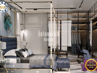 MODERN BEDROOM INTERIOR DESIGN BY LUXURY ANTONOVICH DESIGN , Luxury Antonovich Design Luxury Antonovich Design Спальня