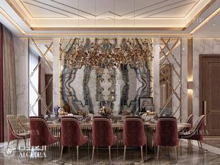 Modern dining room design in Abu Dhabi, Algedra Interior Design Algedra Interior Design Modern Dining Room