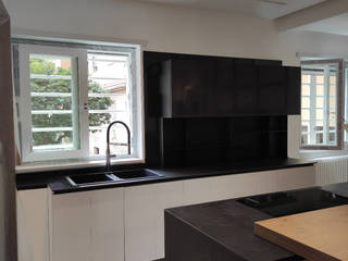 Solo realizzazione di cucine, Archiview_Studio Tecnico Negro Archiview_Studio Tecnico Negro 置入式廚房