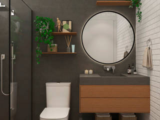 Proyecto Baño MP , Diaf design Diaf design Rustikale Badezimmer