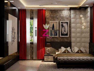 Best Home Interior Ideas for 3BHK Apartment, Itzin World Designs Itzin World Designs Minimalist bedroom