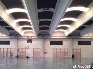 Acondicionamiento acústico de pabellón deportivo en Cabanes, Acustica Decorativa Acustica Decorativa Modern walls & floors