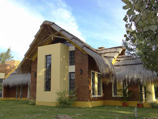Solares de la Laguna - CLUB HOUSE, D'ODORICO arquitectura D'ODORICO arquitectura Rustikale Wohnzimmer