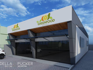 Sala Comercial com 200m², Della&Pucker - Eng. Civil e Arquitetura Della&Pucker - Eng. Civil e Arquitetura Espaços comerciais