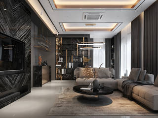 RAM INTERIOR DESIGN , ramรับออกแบบตกแต่งภายใน ramรับออกแบบตกแต่งภายใน Jardín interior Aglomerado