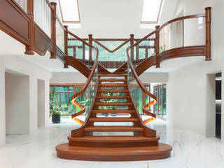 Staircase, Dan Wray Photography Dan Wray Photography Escadas Madeira Efeito de madeira