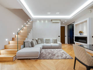 Armonie di Materia, Yome - your tailored home Yome - your tailored home Eklektik Oturma Odası