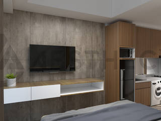 Proyek Apartemen, Aesthecio Aesthecio Modern style bedroom