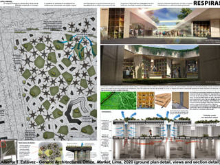 © Alberto T. Estévez - Genetic Architectures Office, Market, Lima, 2020, Alberto T. Estévez, Architect Alberto T. Estévez, Architect Bedrijfsruimten