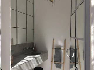 IS Sintra, Lagom studio Lagom studio Industrial style bathroom Concrete