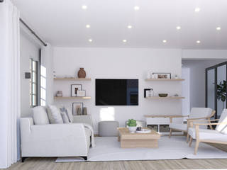DEPARTAMENTO JOSE - LAURA, Steven Bello Steven Bello Classic style living room