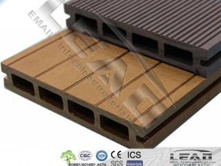 Classical Extrusion WPC deck , Lead Materials Lead Materials بلكونة أو شرفة مزيج خشب وبلاستيك