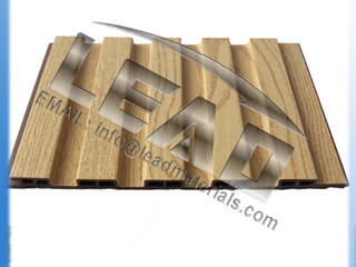 Extrusion wall panel for Interior and exterior application, Lead Materials Lead Materials بلكونة أو شرفة مزيج خشب وبلاستيك