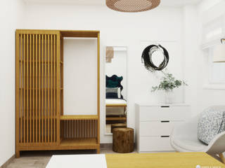 FRAME Scandinavian style bedroom