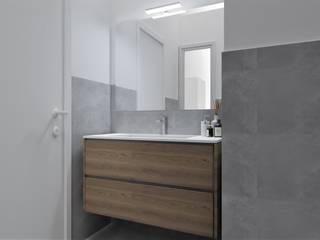 Bagno di servizio appartamento privato, ESSEPROJECT di BASSO STEFANO ESSEPROJECT di BASSO STEFANO Bagno moderno