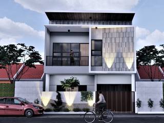 M HOUSE, BujurSangkar Architect BujurSangkar Architect 一戸建て住宅