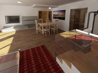 Casa Samboán. Unifamiliar entre medianeras, Acedo Arquitectura Acedo Arquitectura Modern living room Wood Wood effect