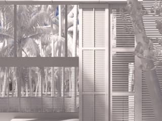 PALMYRA HOUSE, DADOMM / Architectural Visualization / Render DADOMM / Architectural Visualization / Render منزل خشبي خشب Wood effect