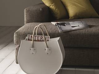 PORTARIVISTE IN CUOIO LIMAC DESIGN, Limac Design Limac Design Modern living room Leather
