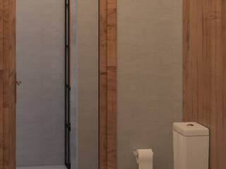 Instalação Sanitária de um restaurante, Lagom studio Lagom studio Commercial spaces Wood Wood effect