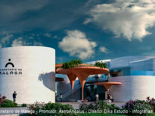 Planetario de Málaga, mediagenio.com mediagenio.com Espacios comerciales Concreto