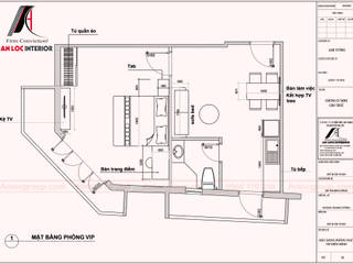 Thiết kế, thi công chung cư mini cho thuê tại Quận 7, TPHCM (5 phòng), Nội Thất An Lộc: tối giản by Nội Thất An Lộc, Tối giản