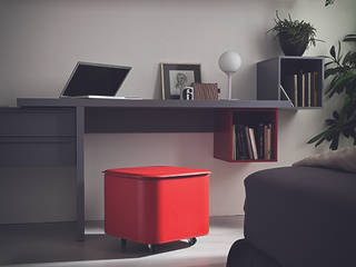 MANCA POCO...SAN VALENTINO E' DIETRO L'ANGOLO!, Limac Design Limac Design Modern Study Room and Home Office Leather Red
