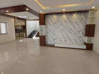 Mrs. Sashikala Reddy Villa, Design DNA Hyderabad Design DNA Hyderabad Phòng khách