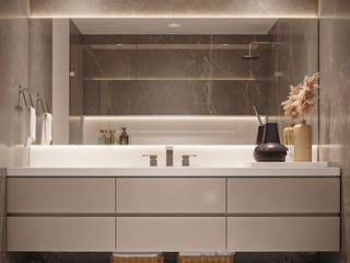 BAL HARBOUR PENTHOUSE I, Luxart studio Luxart studio Modern bathroom