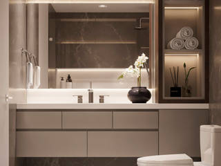 BAL HARBOUR PENTHOUSE I, Luxart studio Luxart studio Modern bathroom