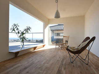 Case Study House #71, NASU CLUB NASU CLUB Salones modernos Madera Acabado en madera