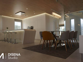 Vivienda Campoamor (Orihuela Costa), DISENA studio DISENA studio Built-in kitchens