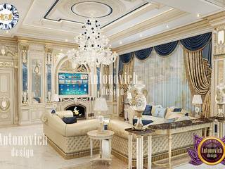 PALACE INTERIOR DESIGN BY LUXURY ANTONOVICH DESIGN , Luxury Antonovich Design Luxury Antonovich Design Вітальня