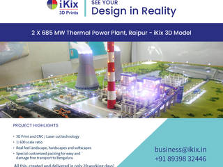 3D Printed Industrial Power Plant and Factory Scale Model Makers, iKix 3D Prints Pvt LTd iKix 3D Prints Pvt LTd