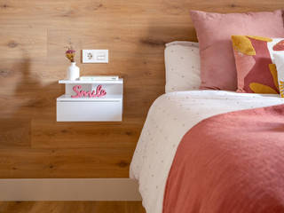 La Vie En Rose, Erika Suberviola Interiorismo & Feng Shui Erika Suberviola Interiorismo & Feng Shui Scandinavian style bedroom