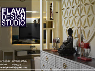 Cover Page, Flava Design Studio Flava Design Studio Nowoczesny salon Drewno O efekcie drewna