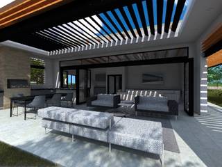 Blue Hills PVT club house , Blackline Architects Blackline Architects Вилла Железо / Сталь