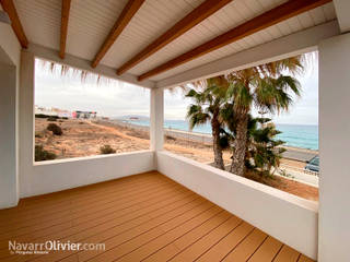 Terraza de ensueño, NavarrOlivier NavarrOlivier Balcón Madera Acabado en madera