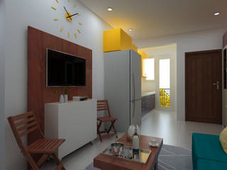 1BHK , Ideagully Products Innovations Private Limited Ideagully Products Innovations Private Limited Ruang Keluarga Modern