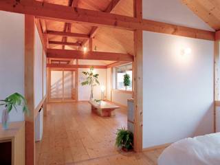 Mi-House okayama, 三宅和彦／ミヤケ設計事務所 三宅和彦／ミヤケ設計事務所 Country style house Wood Wood effect