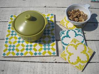 AZULEJOS DE FACHADA 주방주방 용품 타일 녹색