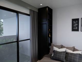 K.THARINEE , Modernize Design + Turnkey Modernize Design + Turnkey Bedroom لکڑی Grey